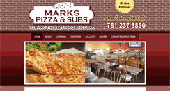 Desktop Screenshot of markspizzaandsubs.com